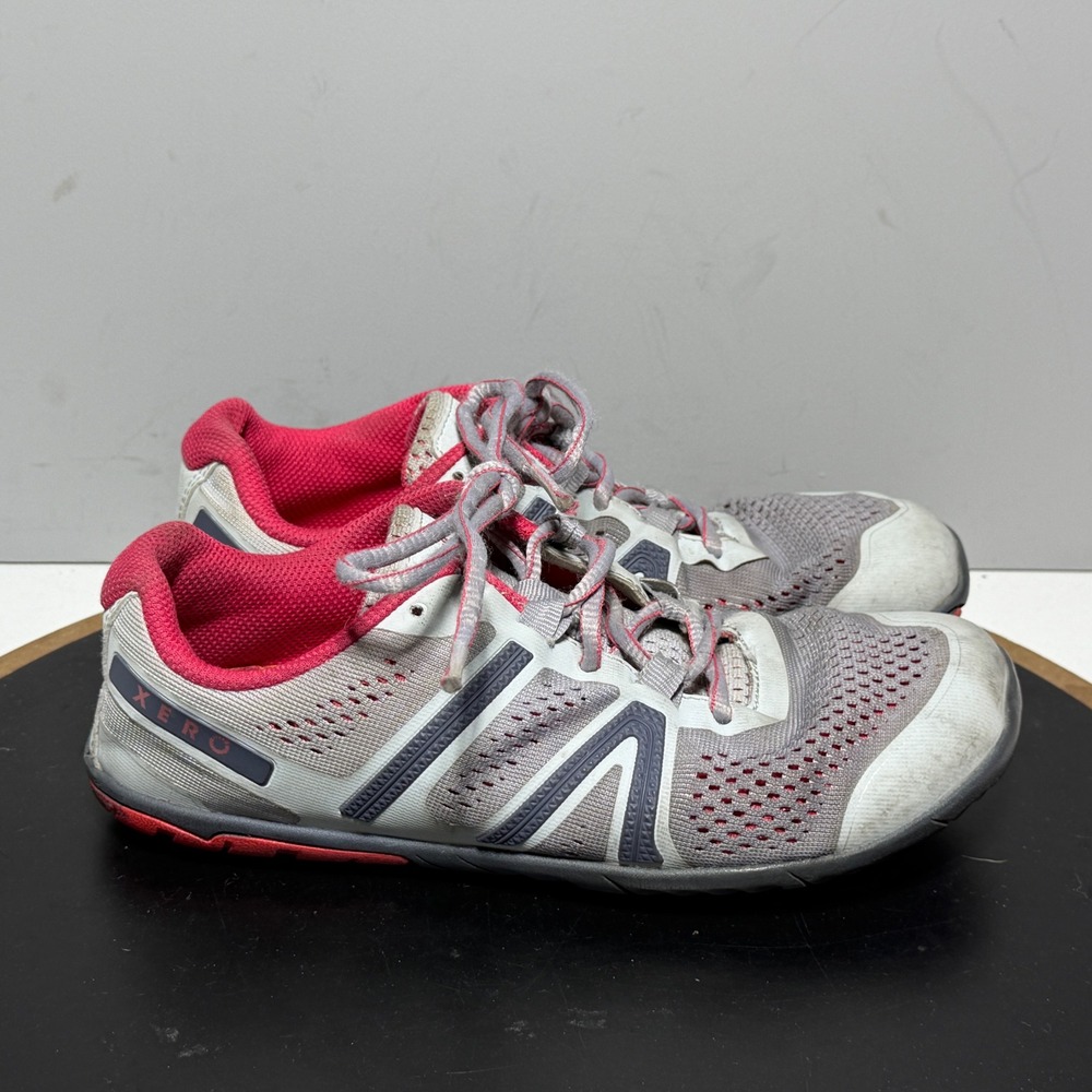 Xero Shoes HFS Running Sneakers Women Size 7 Gray Pink Barefoot Crosssfit